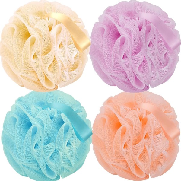 YANXI Bath Loofah Sponge Body Scrubber Shower Spon...